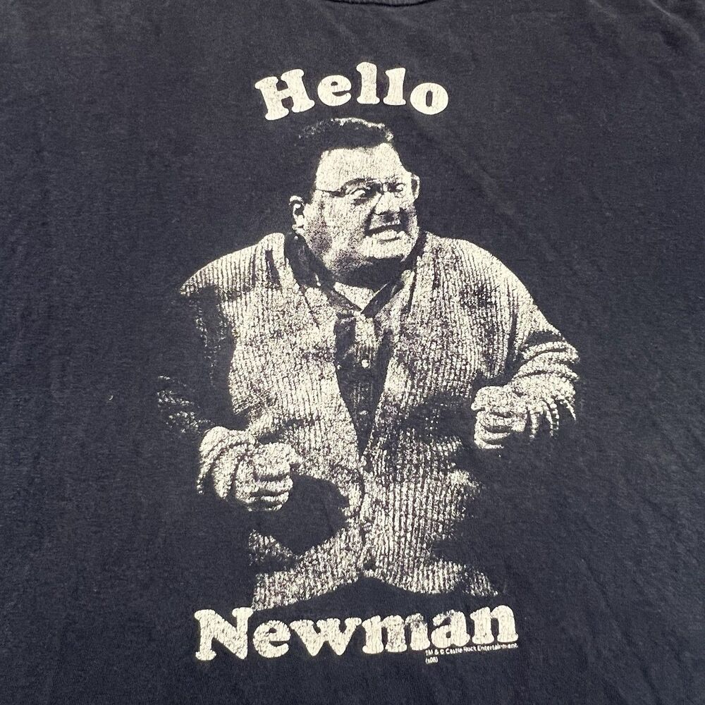 Vintage Seinfeld Hello Newman Short Sleeve T-Shirt Distressed Size XXL - Picture 2 of 10
